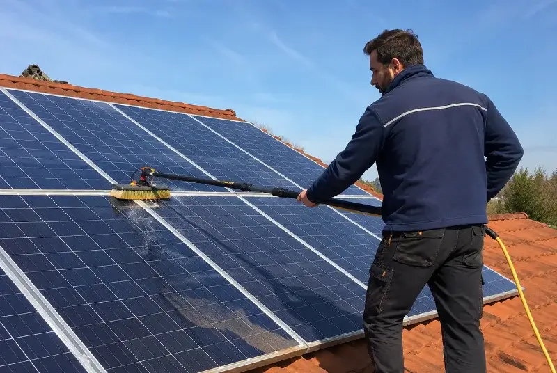 Nettoyage et entretien de panneaux solaires à Grézillac